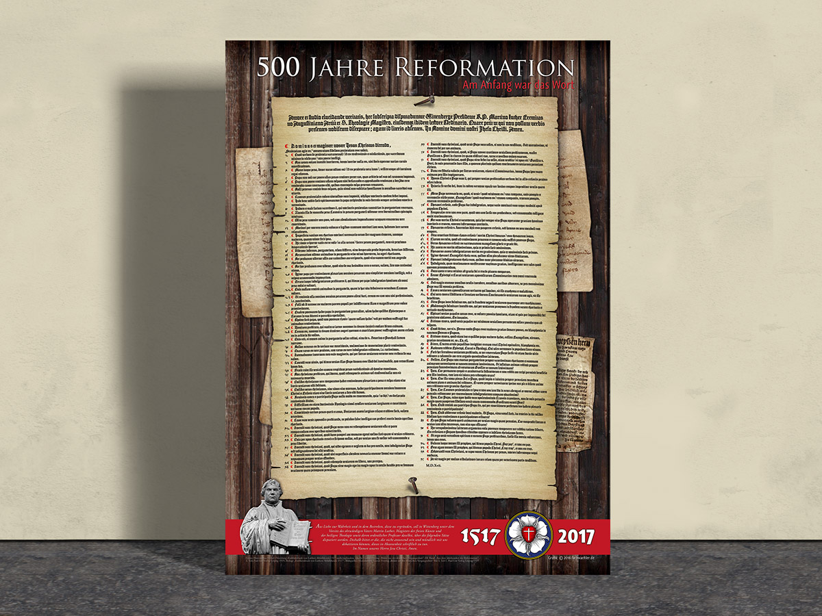 Plakat 500 Jahre Reformation